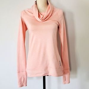Reebok Mockneck blush pink shirt